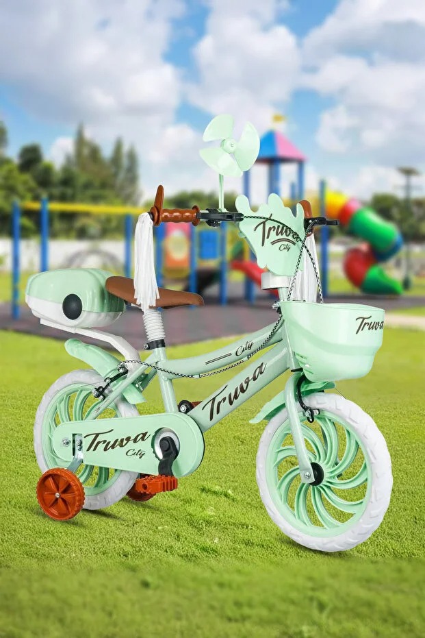 Bisiklet Truva 15" Jant Çocuk Bisikleti Yeşil