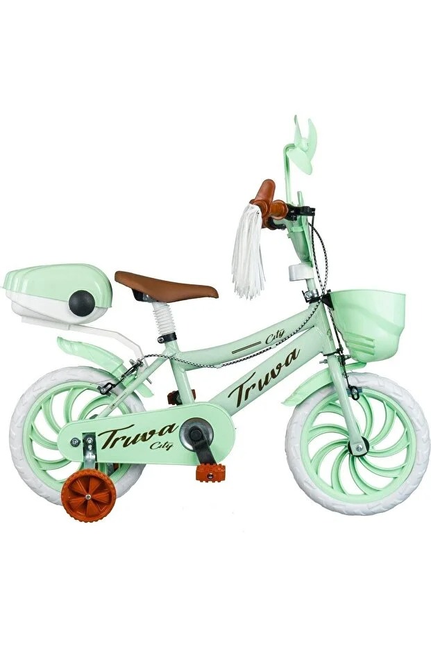 Bisiklet Truva 15" Jant Çocuk Bisikleti Yeşil - Küçük Resim 4