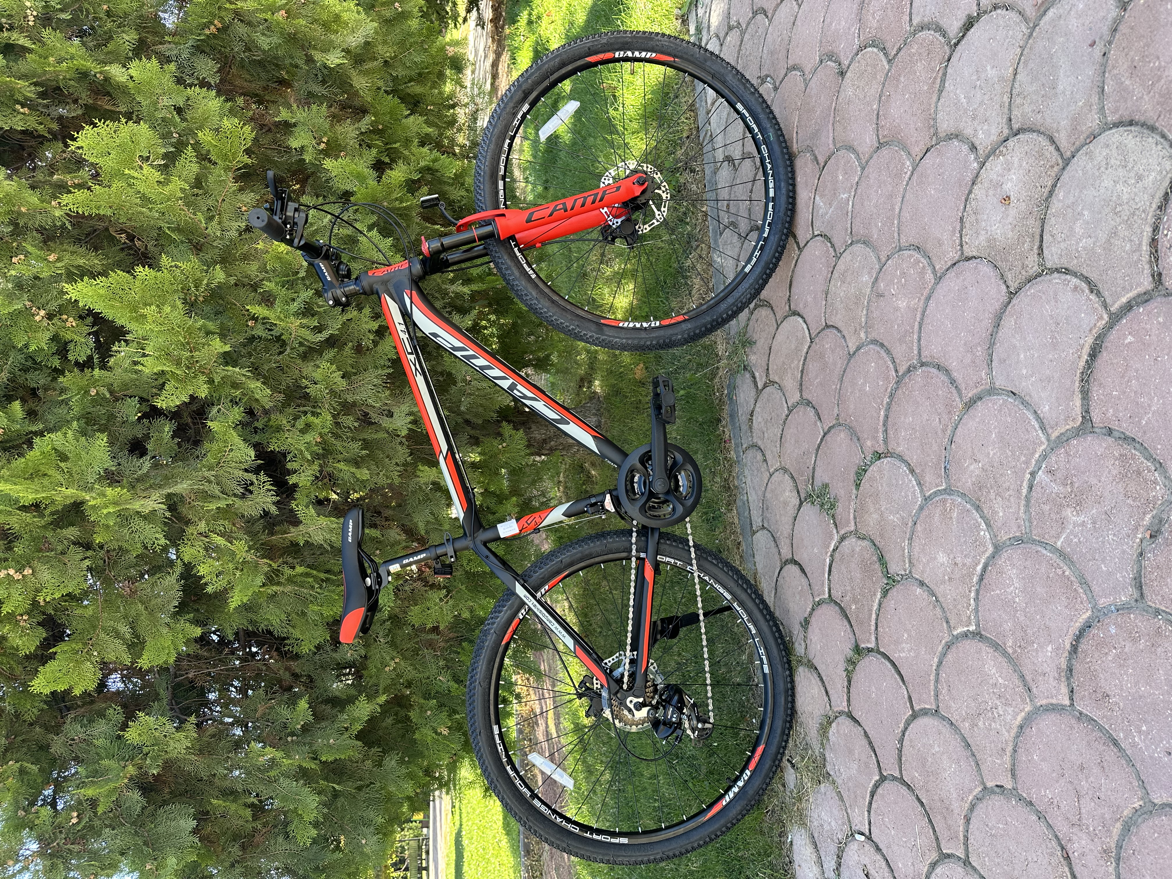 Bisiklet Camp XC 4.1 27,5" Jant 18" Kadro Shimano ST-EF41 – 21 Vites – Mekanik Disk Fren – Kırmızı