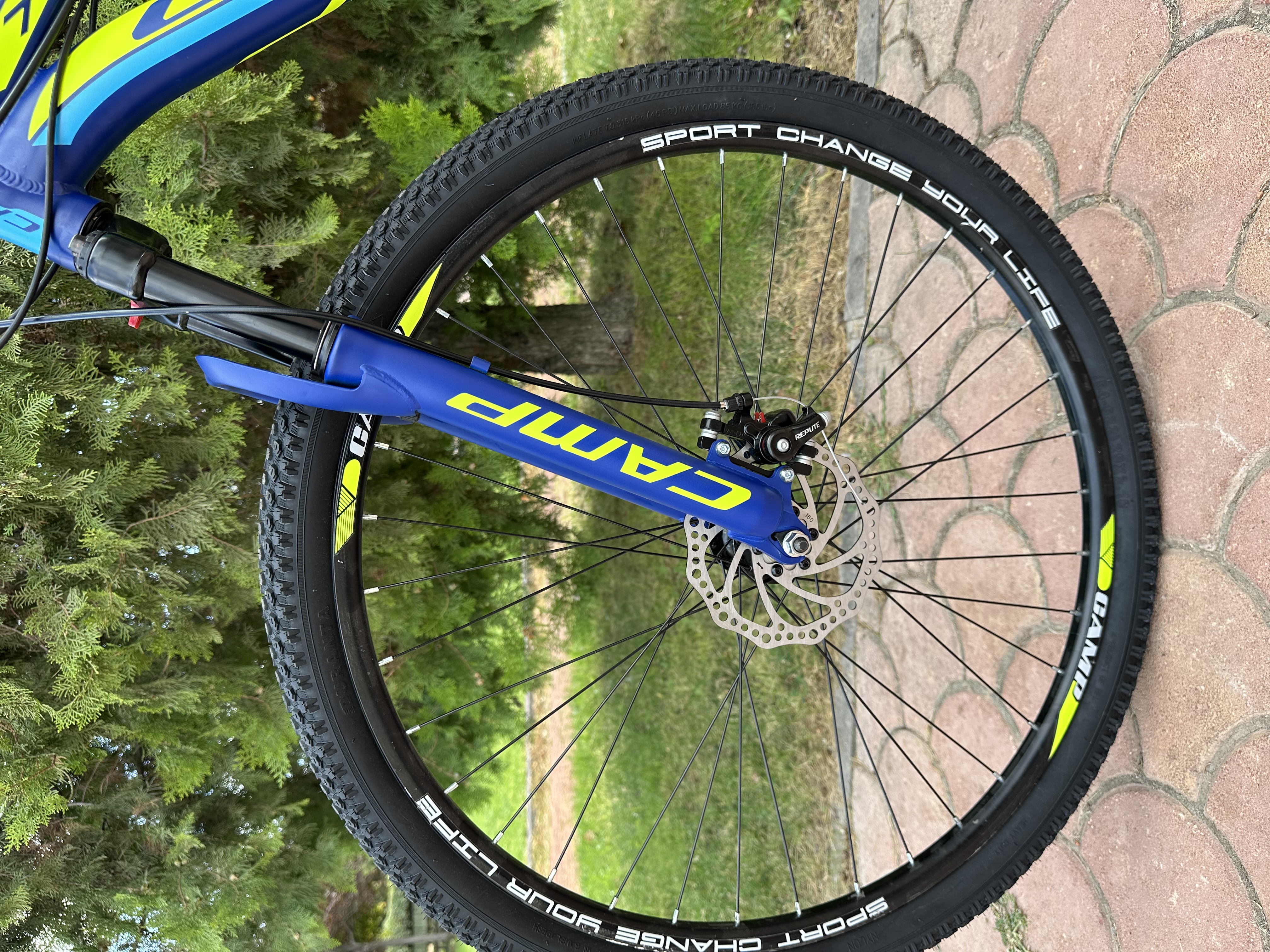 Bisiklet Camp XC 4.1 27,5" Jant 18" Kadro Shimano ST-EF41 – 21 Vites – Mekanik Disk Fren – Mavi - Küçük Resim 3