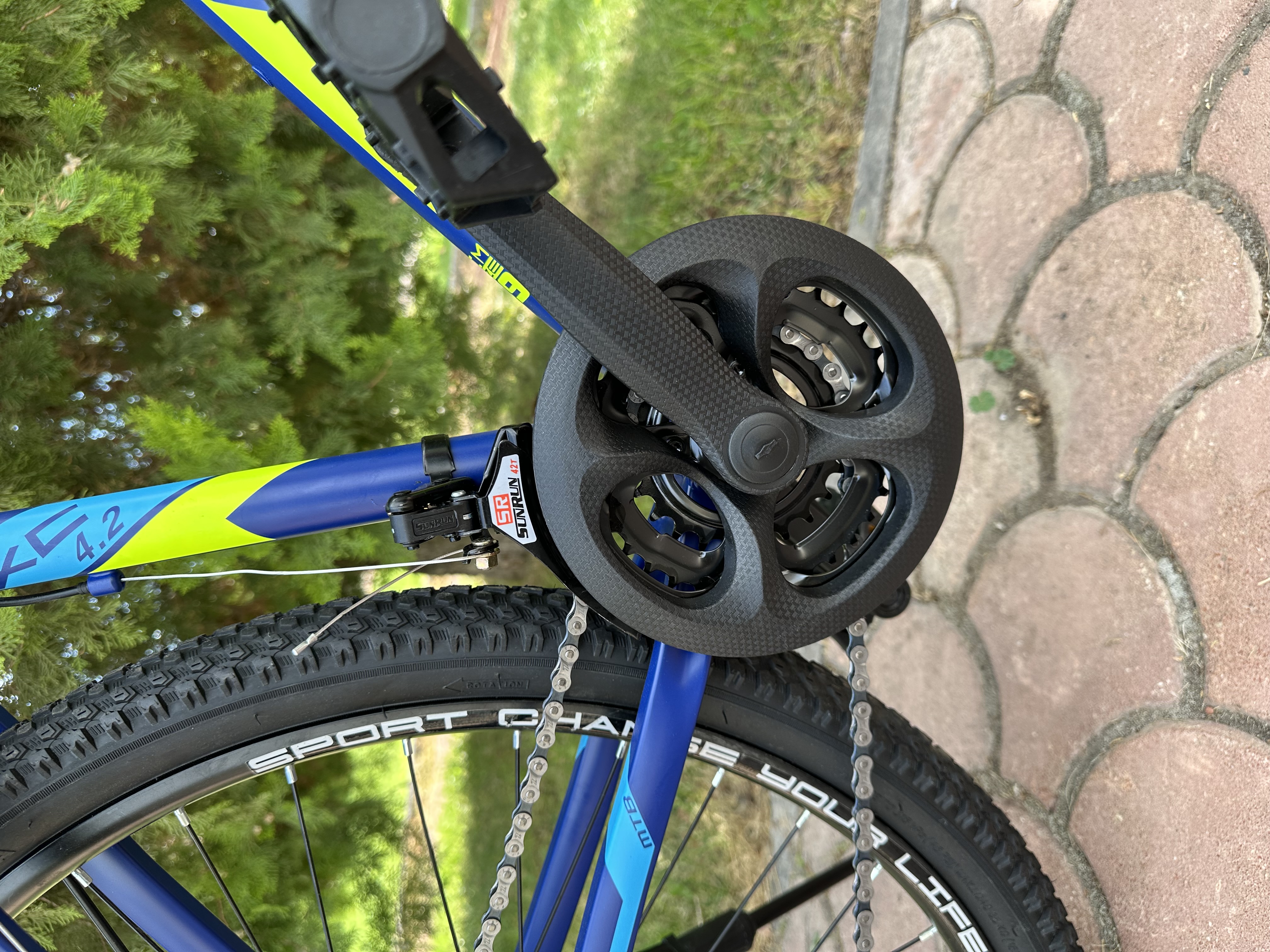 Bisiklet Camp XC 4.1 27,5" Jant 18" Kadro Shimano ST-EF41 – 21 Vites – Mekanik Disk Fren – Mavi - Küçük Resim 5