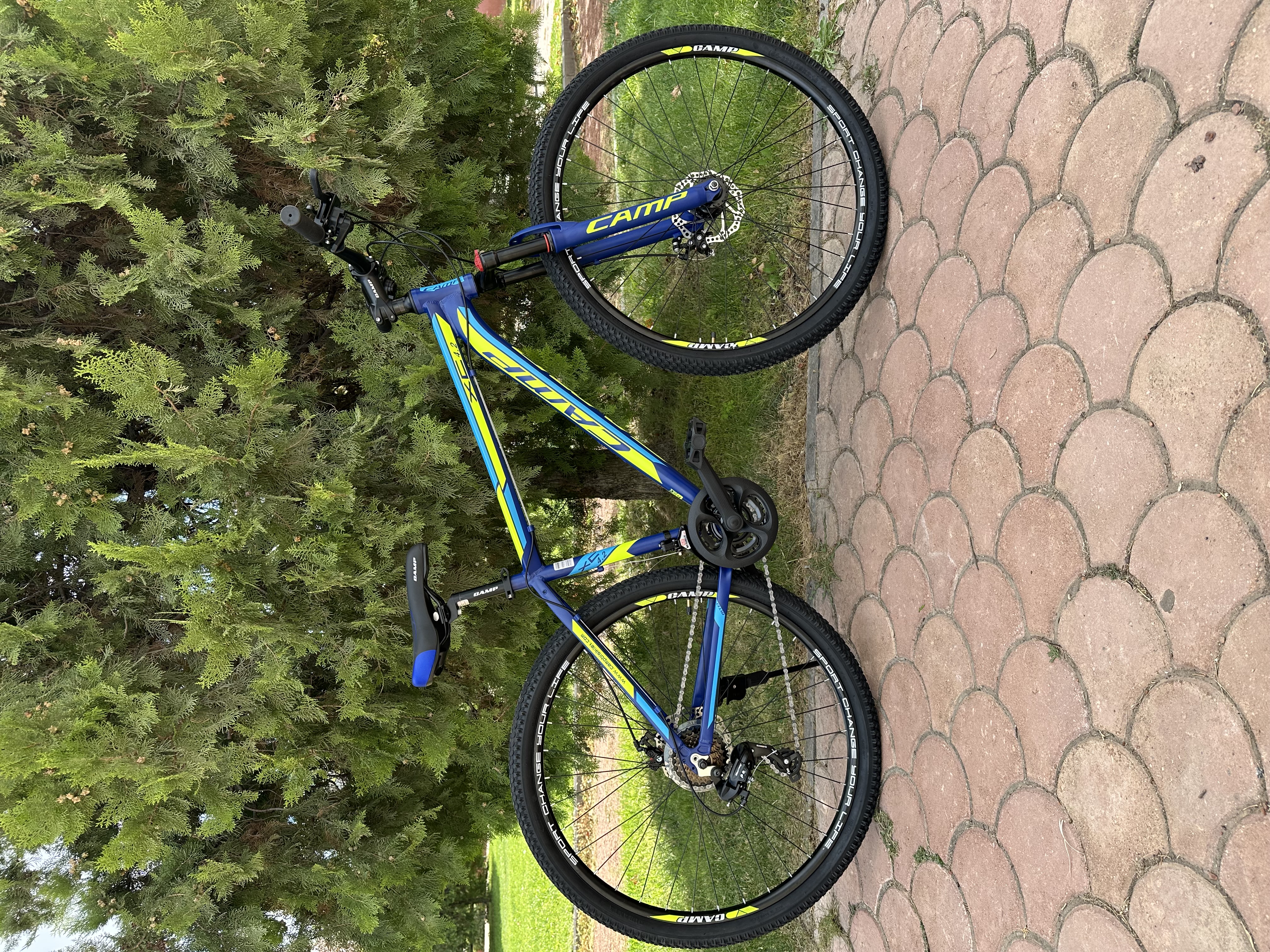 Bisiklet Camp XC 4.1 27,5" Jant 18" Kadro Shimano ST-EF41 – 21 Vites – Mekanik Disk Fren – Mavi - Küçük Resim 11