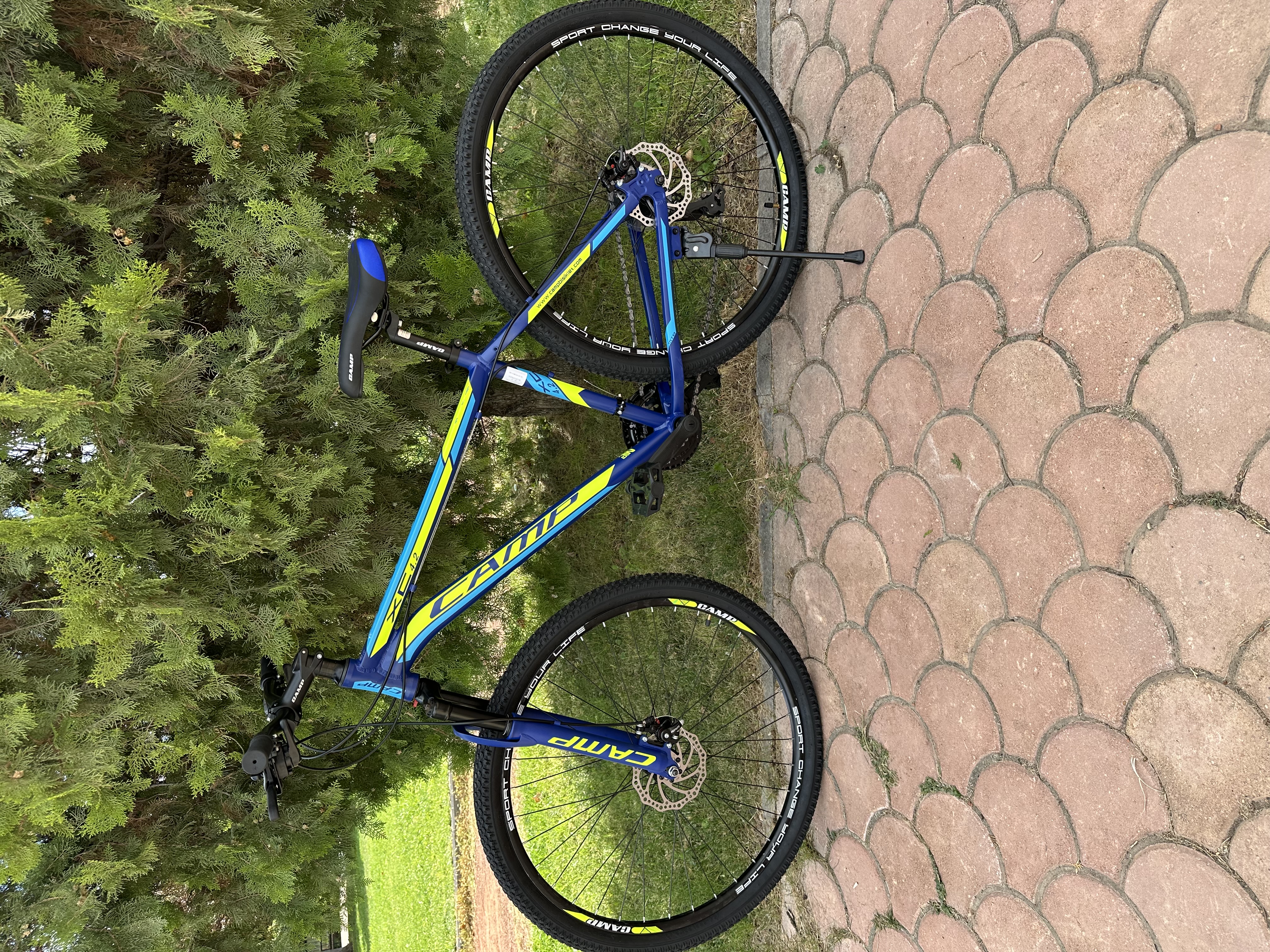 Bisiklet Camp XC 4.1 27,5" Jant 18" Kadro Shimano ST-EF41 – 21 Vites – Mekanik Disk Fren – Mavi - Küçük Resim 12