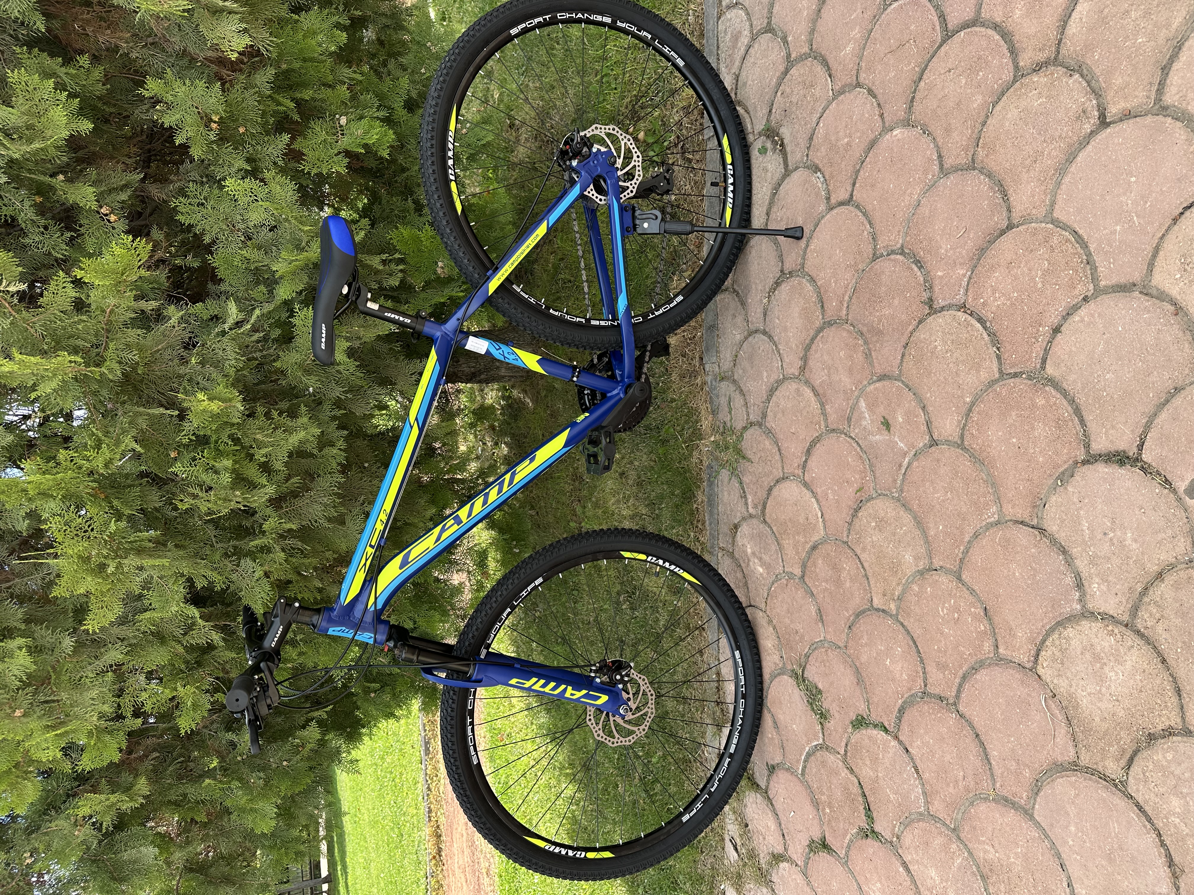 Bisiklet Camp Xc 4.2 29" Jant 18" Kadro Shimano St-ef41 - 21 Vites -Mekanik Disk Fren- Mavi - Küçük Resim 2