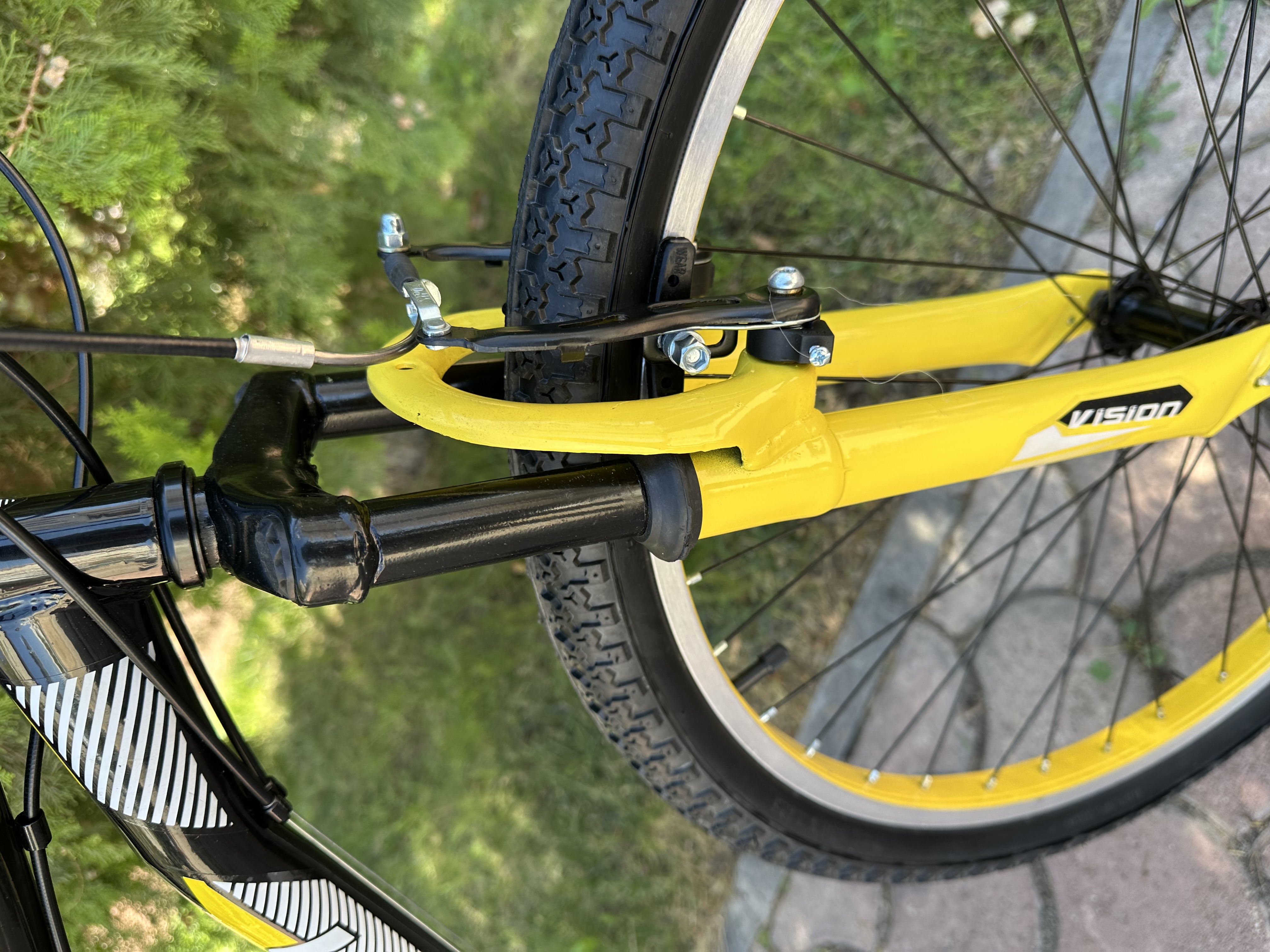 Bisiklet Tiger 26" Jant 21 Vites Dağ Bisikleti Sarı - Küçük Resim 2