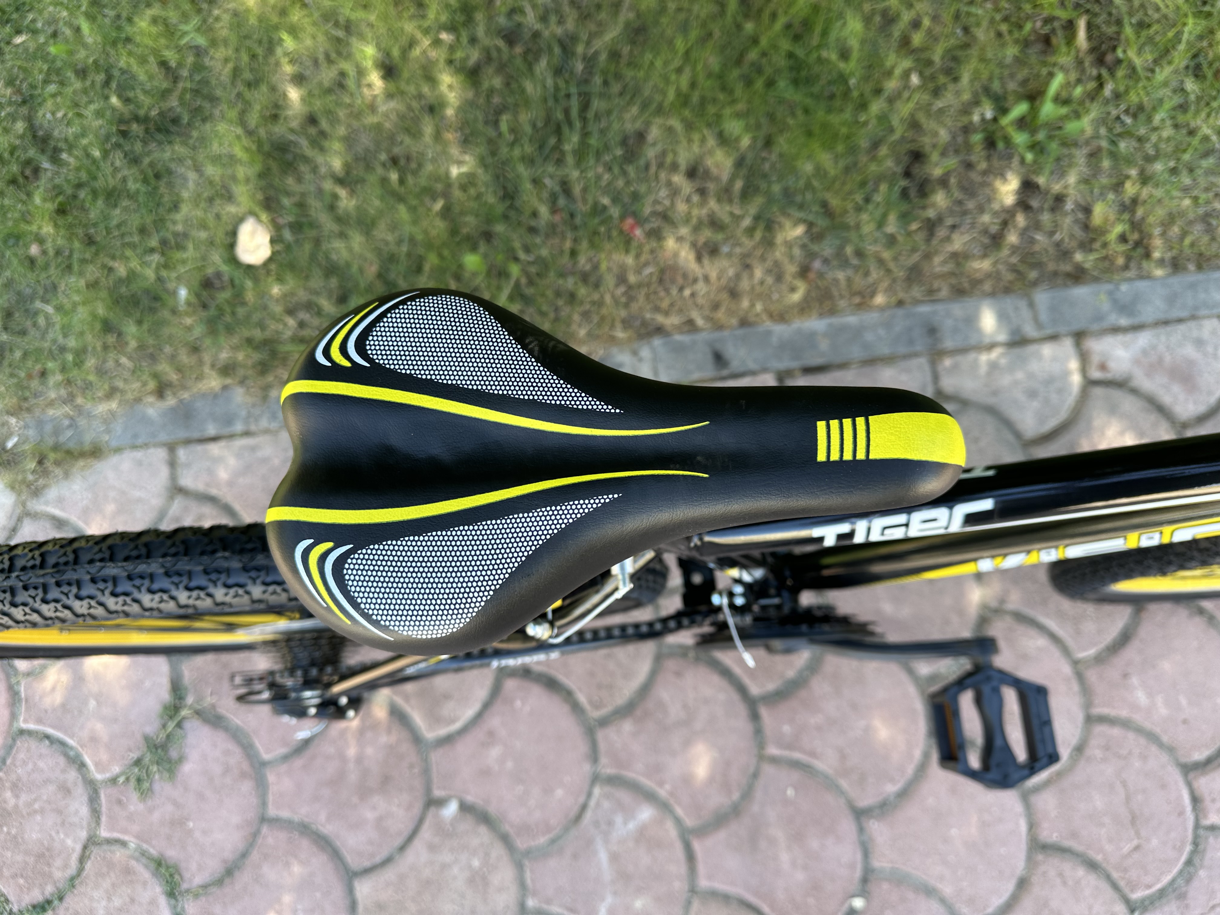 Bisiklet Tiger 26" Jant 21 Vites Dağ Bisikleti Sarı - Küçük Resim 6